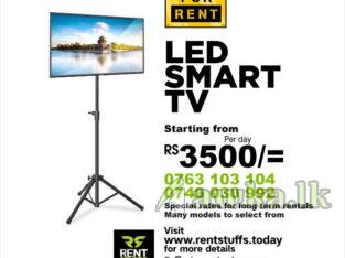 LED Smart TV for rent