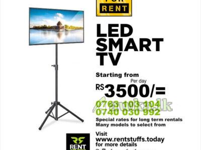 LED Smart TV for rent