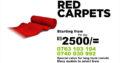 Red Carpets for rent