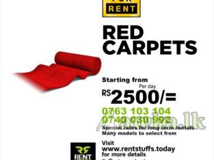 Red Carpets for rent