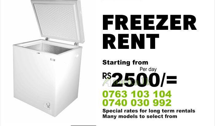 Chest Freezer Rent