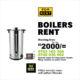 Water Boiler Rent