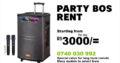 “Party box Rent”