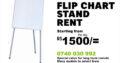 Flip chart with Stand for rent