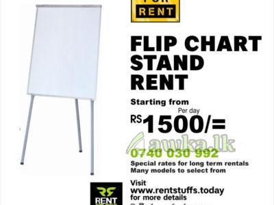 Flip chart with Stand for rent