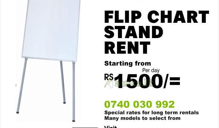 Flip chart with Stand for rent