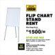 Flip chart with Stand for rent