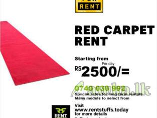 Red carpet rental