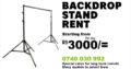 Backdrop stand rent