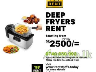 Deep fryers rental