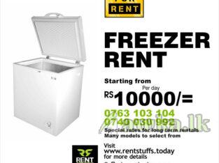 Freezer for rent